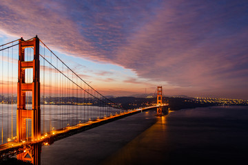 Fototapeta na wymiar Golden Gate Bridge from Battery Spencer