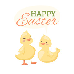 Fototapeta premium Easter holiday vector illustration