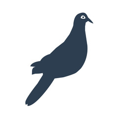 dove iconon white background.