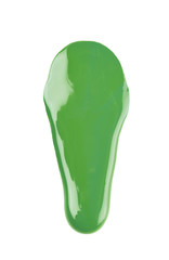 Puddle of paint isolated