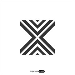 Fototapeta premium Vector abstract hourglass consept