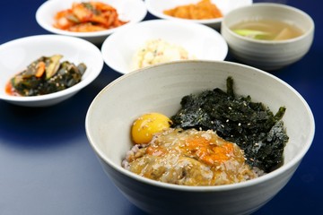 crab roe bibimbap