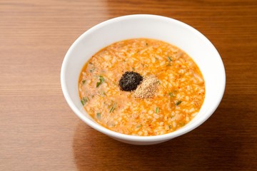 kimchi juk. Kimchi Rice Porridge