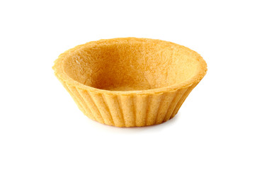 One tartlet on white