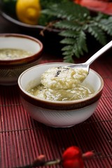 maesaengi juk.  Seaweed and rice porridge