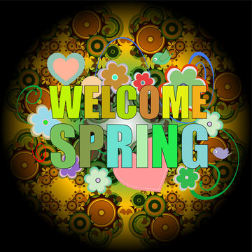 Welcome Spring Holiday Card