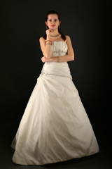 Fototapeta premium Piękna panna młoda