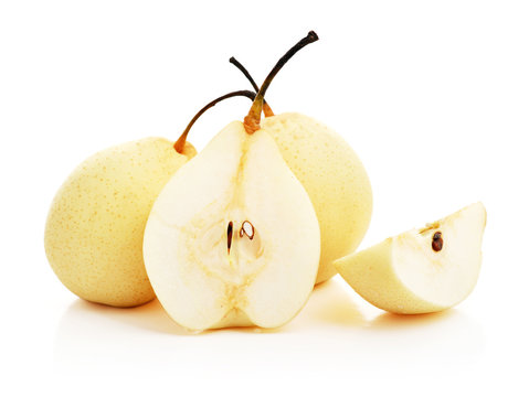 Ripe pears nashi