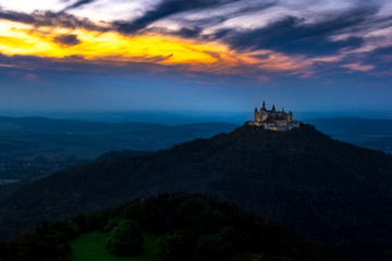 Fototapeta na wymiar Castle Hohenzollern near Bisingen