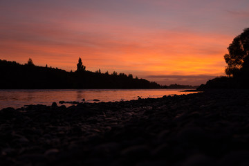 River sunset