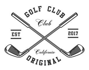 Golf clubs (raster version)