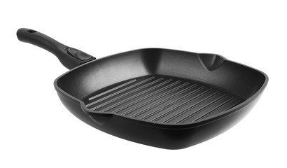 Pan for grill with handle