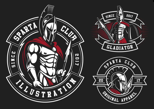 Set of gladiators (raster version)