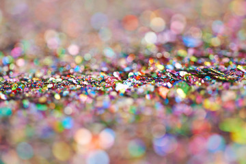 Abstract bokeh backdrop composition
