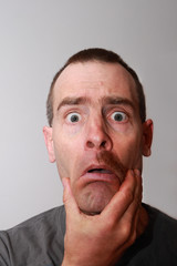 half mustache surprise