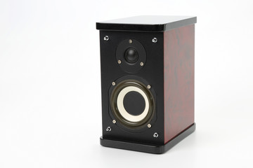 Obraz premium audio speaker on white background