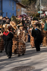 Fototapeta premium Matschgerer Fasching Karneval Umzug Absam Tirol Österreich