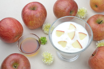 りんごヨーグルト