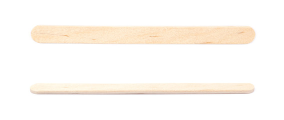 Medical test wooden stick isolated