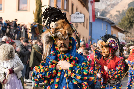 Matschgerer Fasching Karneval Umzug Absam Tirol Österreich