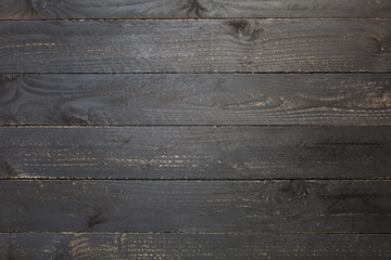Black wood texture for design and background.