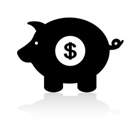Conceptual Vector Illustration Of A Money Box