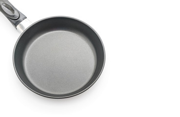 Frying pan isolated on white