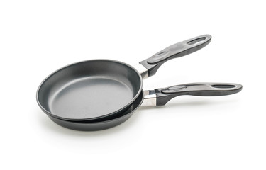 Frying pan isolated on white