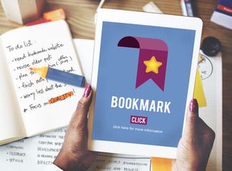 Bookmark Data Favorite Homepage Web Social Concept