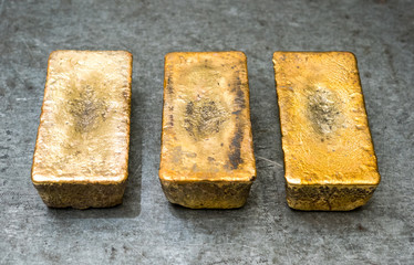 A few golden ingots