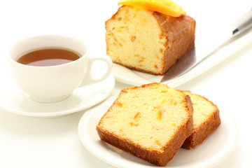 オレンジパウンドケーキ
