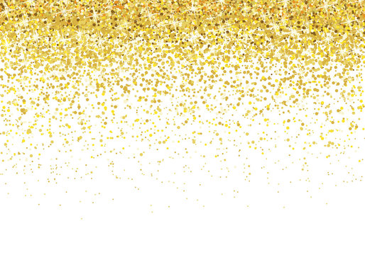 Gold glitter background Vector