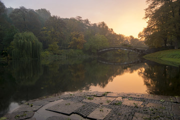 misty autumn morning on the lake © Mike Mareen