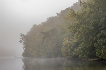 misty autumn morning on the lake © Mike Mareen