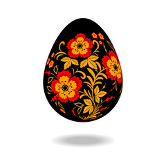 Easter egg pattern Khokhloma