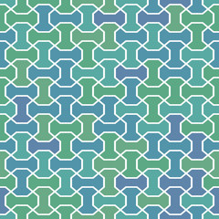 Seamless geometric colorful pattern for your designs and backgrpounds. Modern ornament with repeating elements