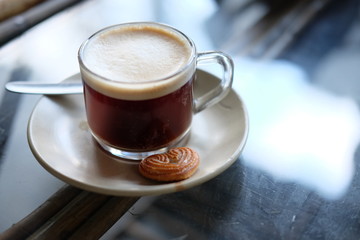 コーヒーとクッキー