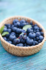 fresh blueberries