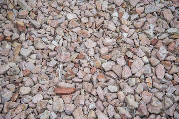 Small rocks close up