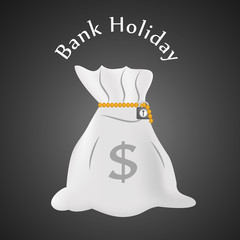 Illustration of background for Bank Holiday