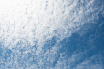 Clouds in the blue sky