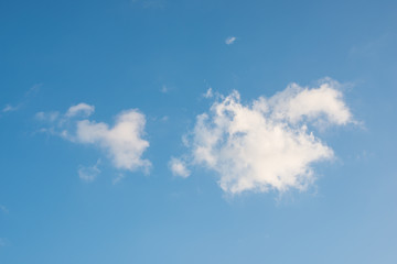 Clouds in the blue sky