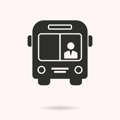 Bus - vector icon.