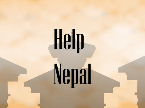Illustration of background for Nepal Earthquake Background