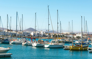 Fototapeta na wymiar Spanish sailing vehicles, Lanzarote