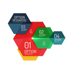 Fototapeta premium Vector infographic diagram templates