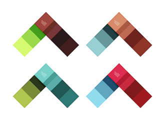 Vector blank stripes and lines infographics templates