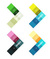 Vector blank stripes and lines infographics templates