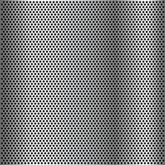 chrome grid metal background.  Illustration vector.