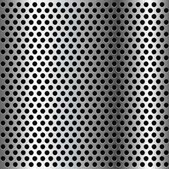 chrome grid metal background.  Illustration vector.